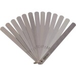 KS Tools 300.0617 Pístové spirálky, 8 listů, 0,05 - 0,5 mm, 200 mm dlouhé