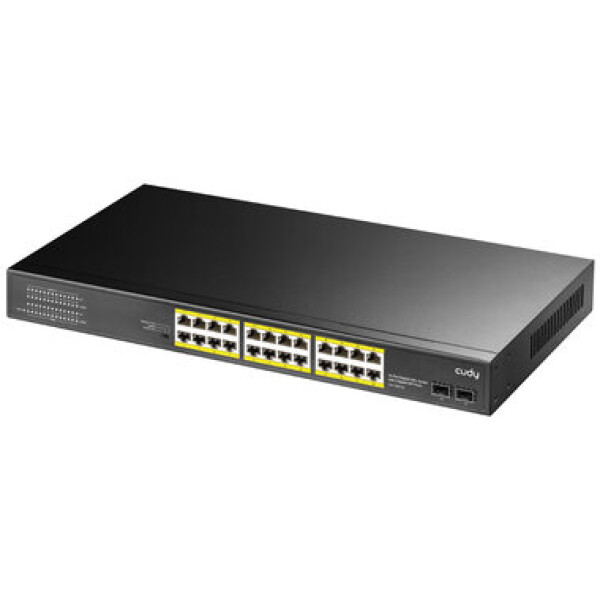 Cudy GS1008PT PoE switch / 24x PoE RJ45 / 2x SFP / 1000Mbps / 300W (GS1028PS2)