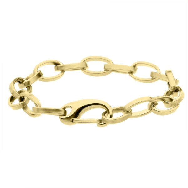 Ocelový náramek Helena Gold, chirurgická ocel, Zlatá 18 cm