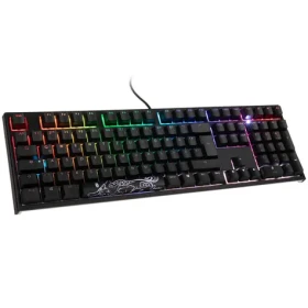 Ducky One 2 PBT Cherry MX-Black černá / herní klávesnice / podsvícená / mechanická / drátová USB-C / DE (DKON1808ST-ADEPDAZT1)