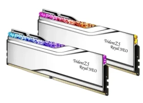 G.Skill Trident Z5 Royal Neo 32GB (2x16GB) 6400Mhz stříbrná / CL30-39-39-102 / DIMM / Non-ECC / EXPO (F5-6400J3039G16GX2-TR5NS)