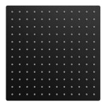 REA - Čtvercová hlavová sprcha JS-P015B 30cm Black REA-P0613