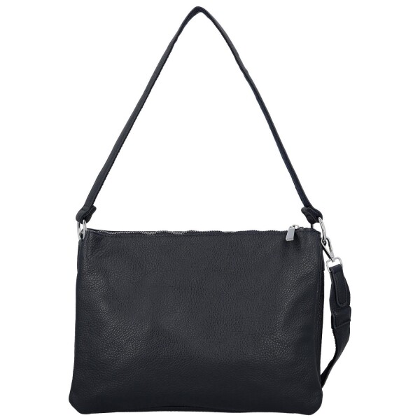 Stylová dámská koženková crossbody kabelka Cindra, tmavě modrá