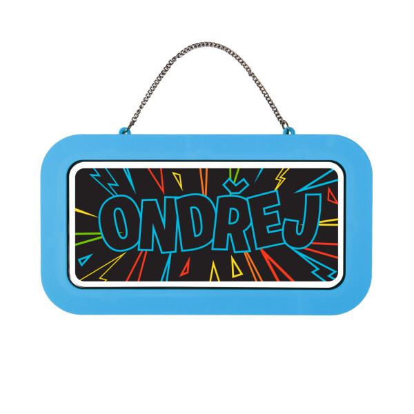 Neonová cedulka se jménem - Ondřej - Albi