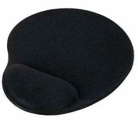 PremiumCord Podložka pod myš gelová černá / Podložka pod myš / Ergonomická / Gelová opěrka zápěstí (pmg-black)