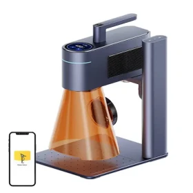 LaserPecker 4 Deluxe / Laserový gravírovací stroj / Dvojitý laser 10W/2W / Plocha 160x300 mm / Bluetooth 5.0 (LP4-D)