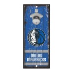 Cedule Dallas Mavericks NBA WinCraft s otvírákem