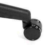 Kancelářská židle, potah černá látka a černá síťovina MESH, houpací mech.