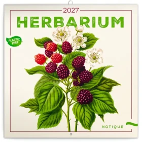 NOTIQUE Herbář 2027 / Poznámkový kalendář / 30 x 30 cm / Plastic Free
