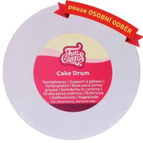 FunCakes Dortová podložka bílá Kruh 33 cm Tloušťka 12 mm