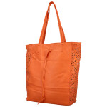 Módní dámský koženkový set kabelek Safira, oranžový