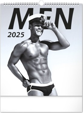 Nástěnný kalendář Men 2025, 30 34 cm