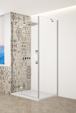 GELCO - TRINITY CHROM obdélníkový kout 1000x900 levý, čiré sklo, GT5690-10CL-CH GT5690-10CL-CH