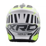 MX helma Xrc Jasper Youth 2.0 black/white/fluo - Yxl / bílá