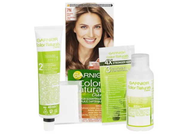 Garnier Color Naturals permanentní barva na vlasy 7N přirozená blond, 60+40+12ml