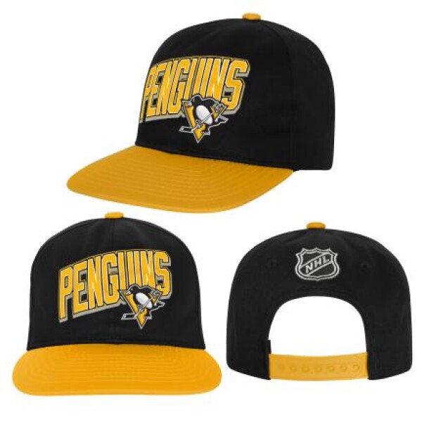Outerstuff Dětská kšiltovka Pittsburgh Penguins NHL Essentials Deadstock Snapback