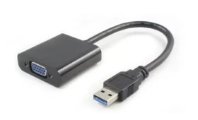 MicroConnect Adaptér USB3.0 A (M) - VGA (F) černá (USB3.0VGA)