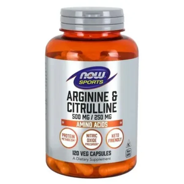 Arginin Citrulin - NOW Foods (120 kaps.) (47659-1-120caps)