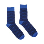 GENTLEMEN'S HARDWARE Pánské ponožky v dárkové plechovce Fishing, modrá barva, kov, textil