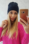 Fleecová čepice Marta K231 navy blue UNI