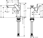 HANSGROHE - Talis E Umyvadlová baterie, chrom 71755000