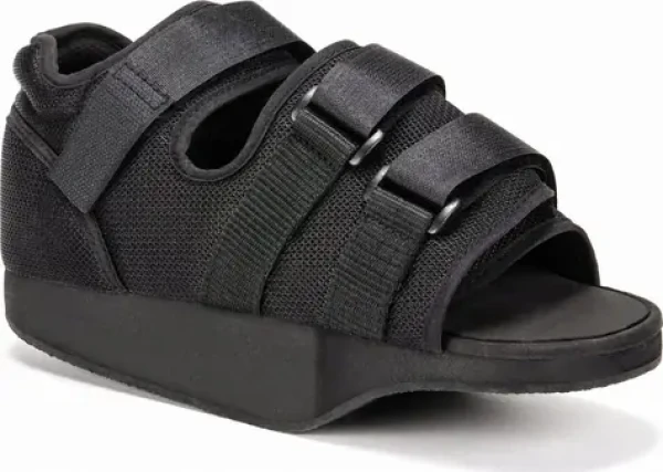 MDH Pooperační obuv černá / Ortopedická obuv / Velikost S / Unisex / EVA podrážka