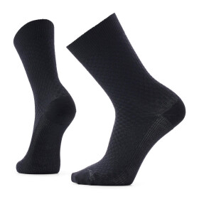 SMARTWOOL Everyday Basketweave Crew Socks, Black (vzorek) velikost: L