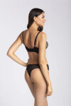 Dámská podprsenka NANCY 01 Černá s béžovou - Gatta černá s tělovou 75D