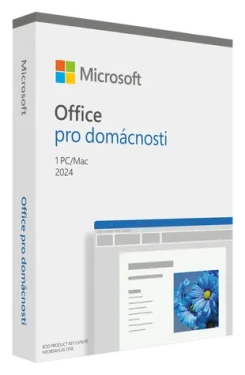 Microsoft Office 2024 pro domácnosti CZ / PC Mac / 64 bit / Bez média / Krabicová licence (EP2-06834)