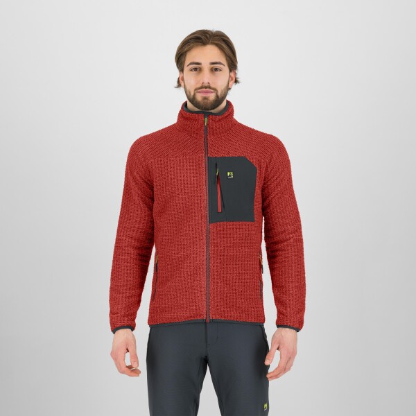 KARPOS Rocchetta Evo Fleece, Fire/Woodl.Gray velikost: L
