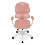Dětská židle, výškově nastavitelná, růžová síťovina, KA-K1063 PINK