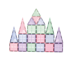 Mamido Cleverclixx Pastel Magnetická stavebnice Geo Pack 45 ks