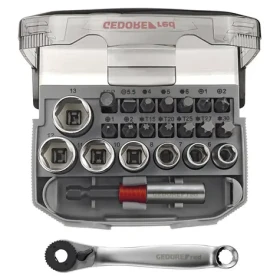 GEDORE 3300026 / Sada ráčny a nástavců / 1/4" / 23 ks (R49005023)