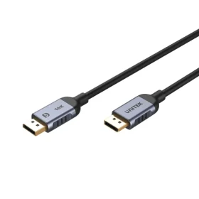 Unitek DisplayPort 1.4 kabel černá, šedá / Kabel DisplayPort / 8K 60Hz / 4K 240Hz / DSC / 1,5 m (C1628GY01-1.5M)