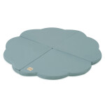 PLUSH NEST PLUSH NEST Venkovní voděodolná plyšová hrací podložka ve tvaru květu 115 × 115 × 5 cm zelená