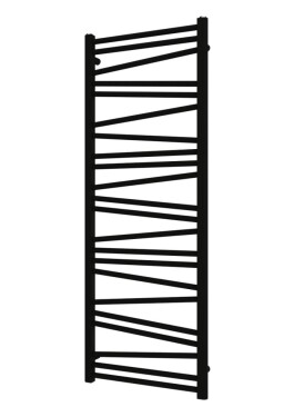 Radiátor kombinovaný SAT Lilon 133,5x50 cm černá matná SATRALI1335500BL SATRALI1335500BL