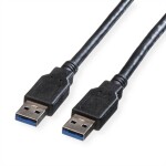 Delock USB 2.0 prodlužovací kabel plochý zahnutý [1x USB 2.0 zástrčka A - 1x USB 2.0 zásuvka A] 1.00 m černá oboustranně zapoji