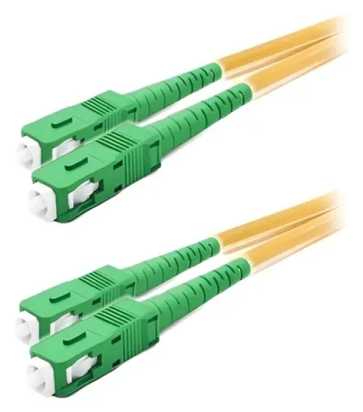 XtendLan optický patch kabel SC/APC-SC/APC 5 m / Patch kabel / Duplex / 9/125 / G.652d / LSOH (FOP-SCASCA-D-5-9)
