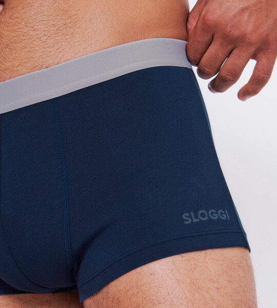 Pánské boxerky GO ABC 2.0 Hipster 2P - BLUE - modré 00RA - SLOGGI BLUE XXL