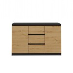 Komoda 2D3S antracit/artisan