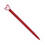 Červená propiska se srdíčkem - Albi