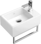 VILLEROY & BOCH - Memento 2.0 Umývátko 40x26 cm, bez přepadu, 1 otvor pro baterii, alpská bílá 43234001