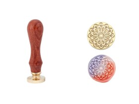 Crasphire Pečetidlo 25 mm Mandala vzor 2