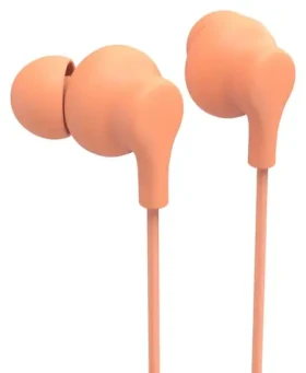 Hama Curly oranžová / Sluchátka do uší s mikrofonem / USB-C / 1.2 m