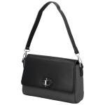Elegantní dámská koženková kabelka na rameno Ciri, černá