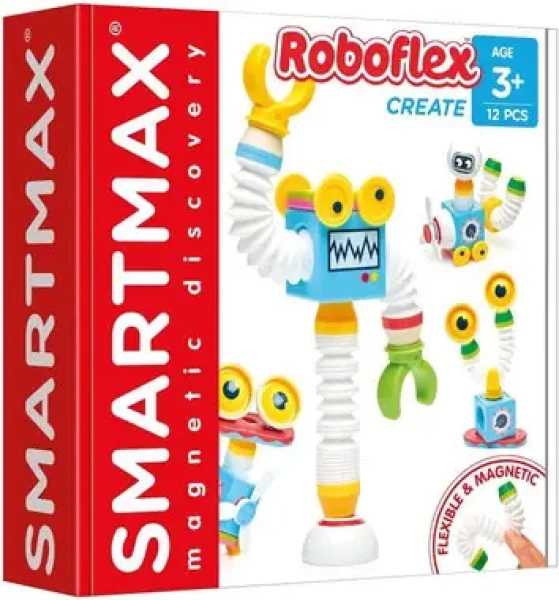 SMARTMAX Magnetická stavebnice Roboti 12 dílků