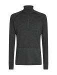 ICEBREAKER Mens 260 ZoneKnit LS Half Zip, Jet Heather velikost: S