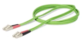 StarTech LC/LC OM5 2m zelená / Optický kabel / Duplex / Multimode / -20 až 60 °C (LCLCL-2M-OM5-FIBER)
