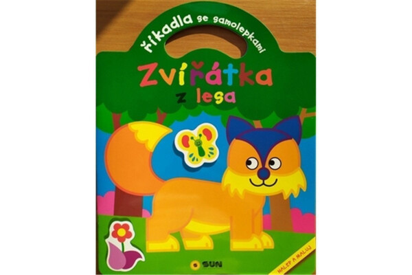 Říkadla se samolepkami Zvířátka lesa,