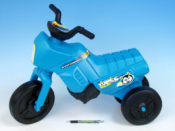 Odrážedlo Enduro Yupee tyrkysové malé plast výška sedadla 26cm nosnost do 25kg 12m+ - Tesla
